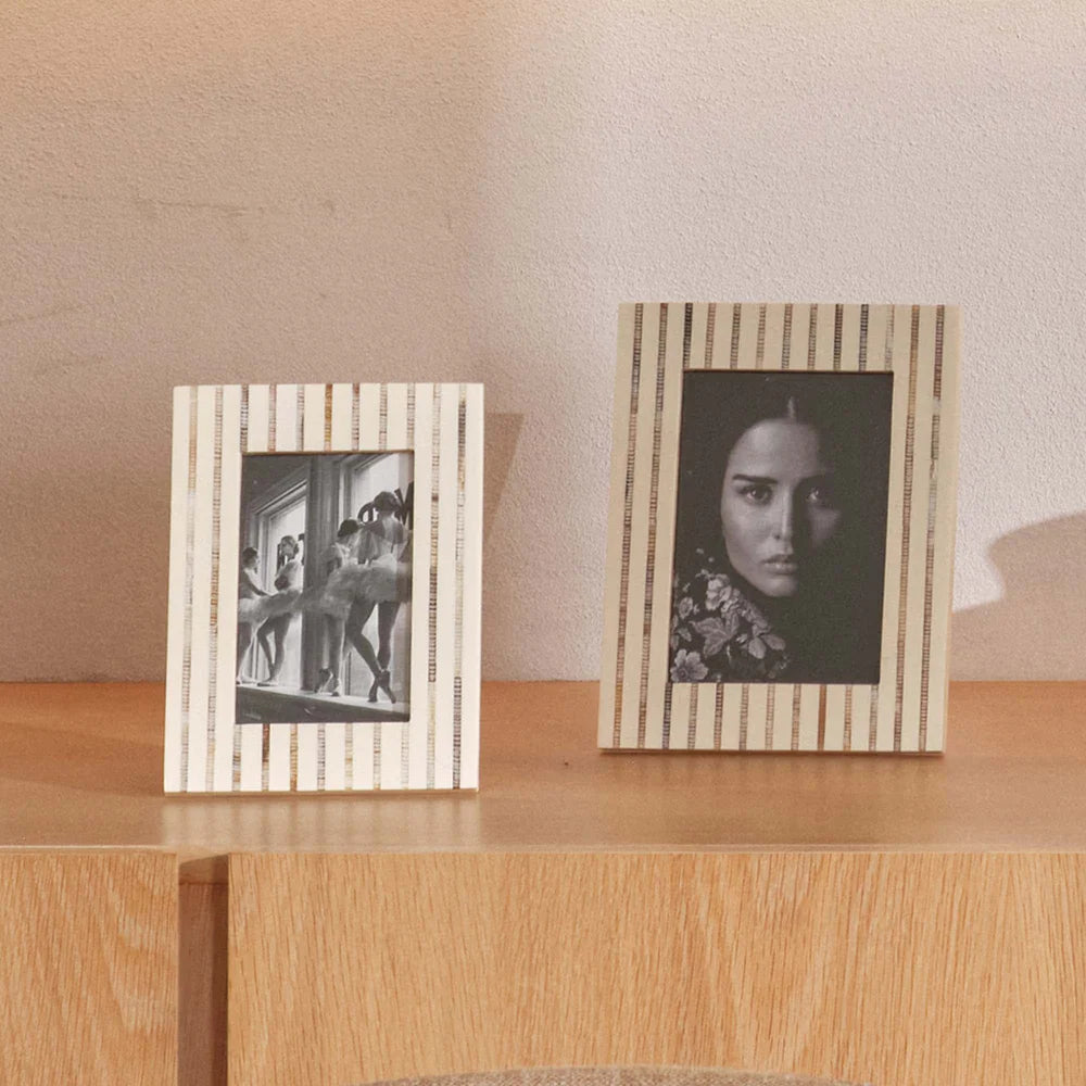 Horn Inlay Picture Frame (4 x 6) : Natural