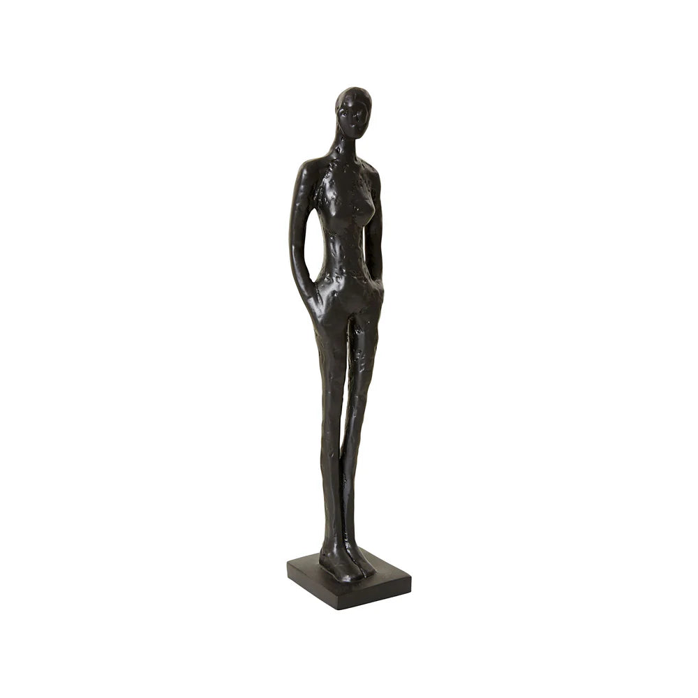 Bronze-Look Sculpture : Woman