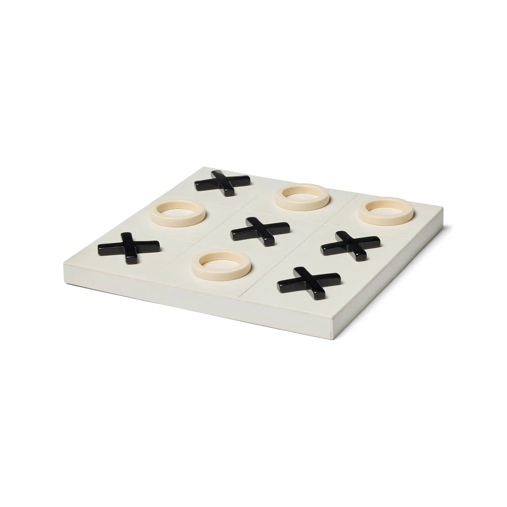 Bone Inlay Noughts & Crosses Board Game
