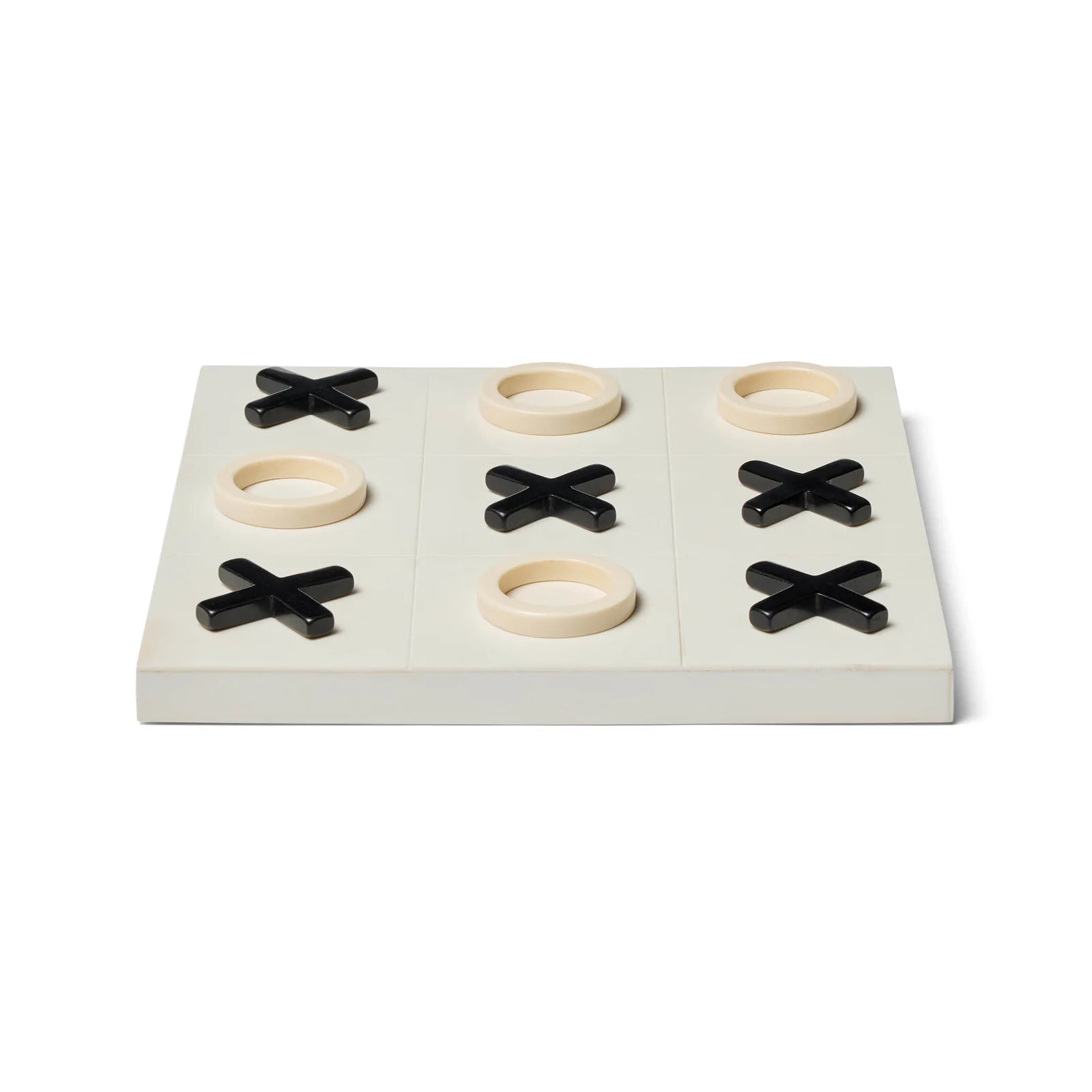 Bone Inlay Noughts & Crosses Board Game