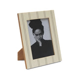 Resin & Brass Wire Picture Frame : Natural