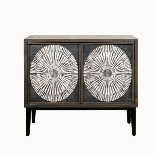 Bone Inlay 2 Door Cabinet : Solar
