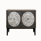 Bone Inlay 2 Door Cabinet : Solar