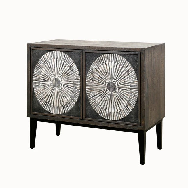 Bone Inlay 2 Door Cabinet : Solar