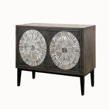Bone Inlay 2 Door Cabinet : Solar