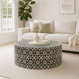 Bone Inlay Coffee Table : Zelliges : Grey