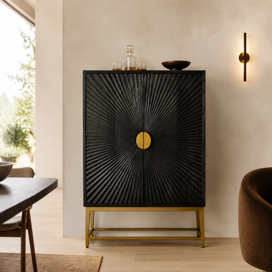 Bone Inlay Drinks Cabinet : Ellen