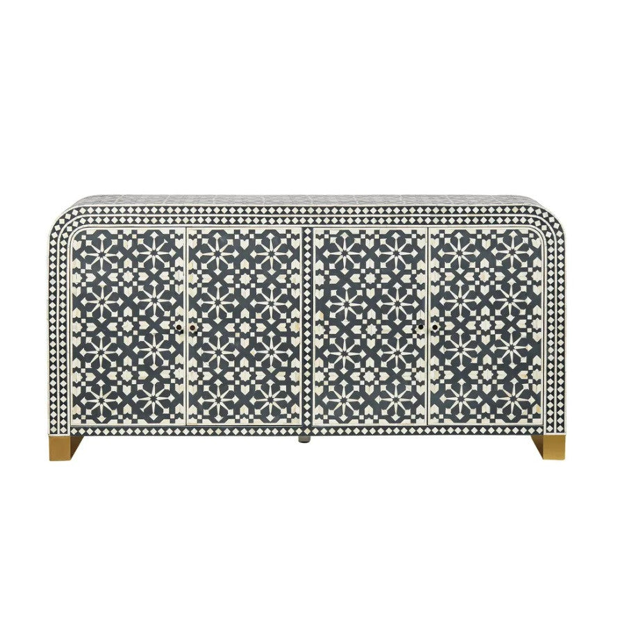 Bone Inlay Sideboard :  Zelliges : Grey