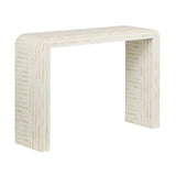 Bone Inlay Console : Stripe : Ivory
