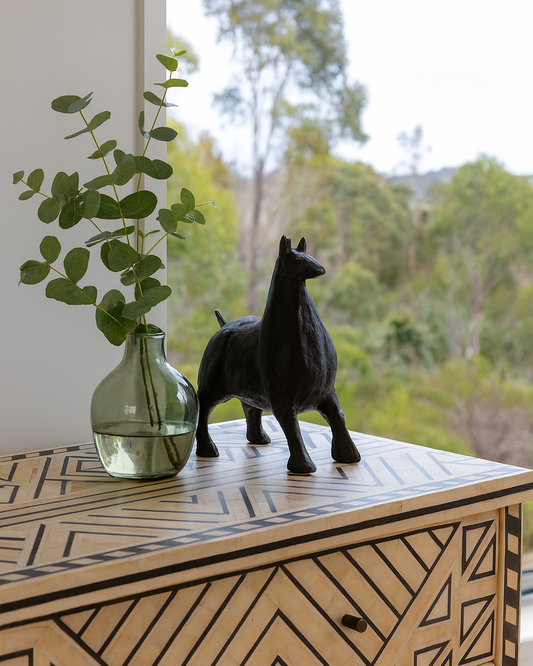 Hand-Made Indian Antique Bronze Sculpture : Pony