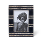 Horn Inlay Picture Frame (5 x 7) : Black
