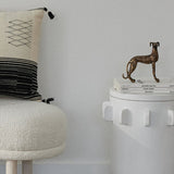 Hand-Made Indian Antique Brass Sculpture :  Dog