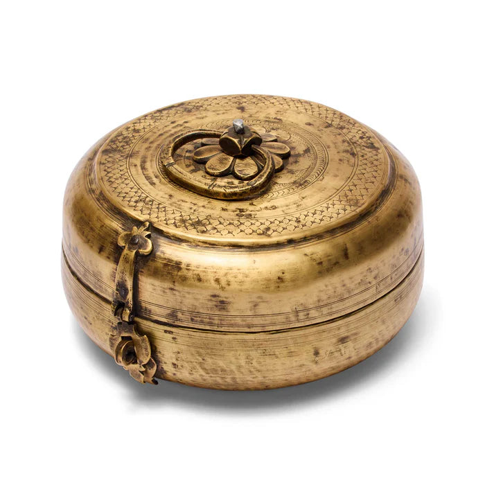 Indian Brass Lunch Box