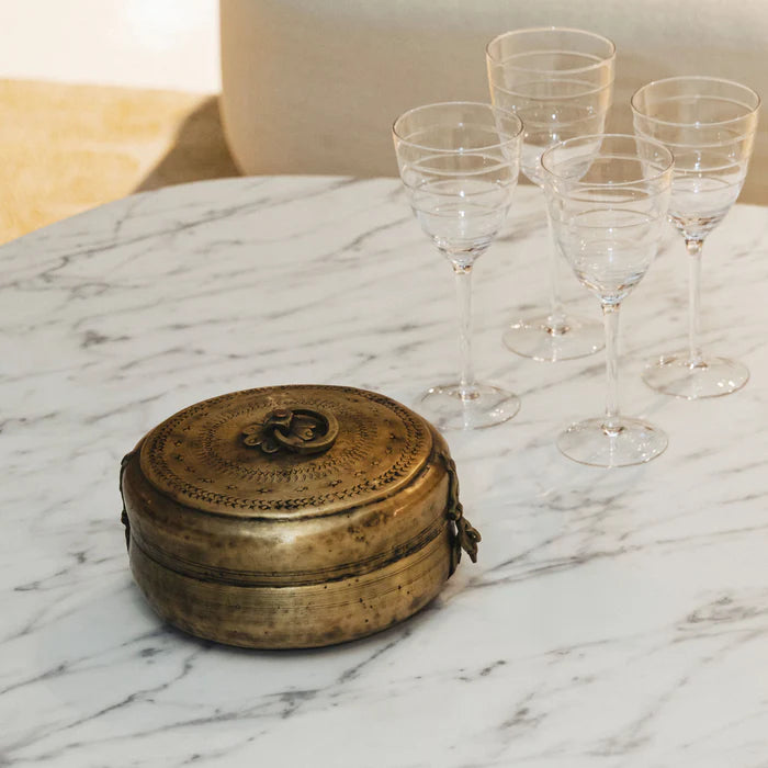 Indian Brass Lunch Box