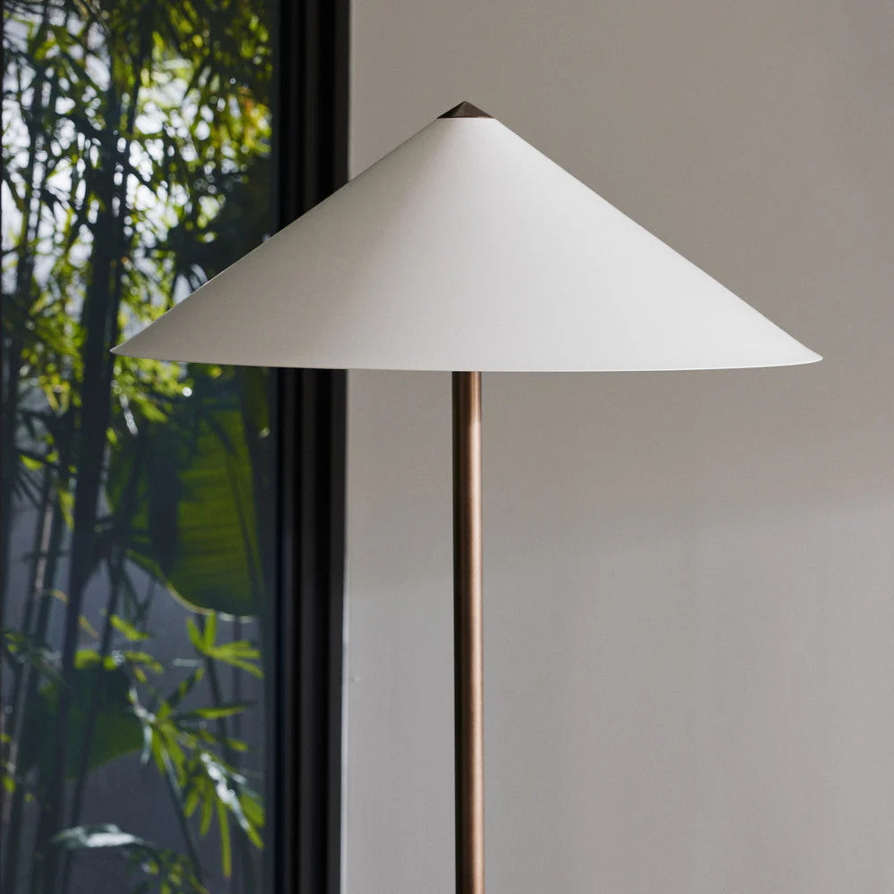 Sentinel Floor Lamp : White Marble Base