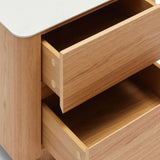 Marble Bedside Table : Natural