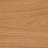 Oak Bedside Table with Marble Top : Black