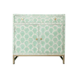 Bone Inlay 2 Door Buffet : Fan : Green