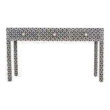 Bone Inlay Console : Starburst : Black