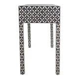 Bone Inlay Console : Starburst : Black