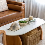 Bone Inlay Mini Tray : Scallop : Sage Green