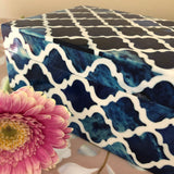 Bone Inlay Box : Moroccan : Blue
