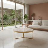 Indian Quartz Coffee Table : Rose