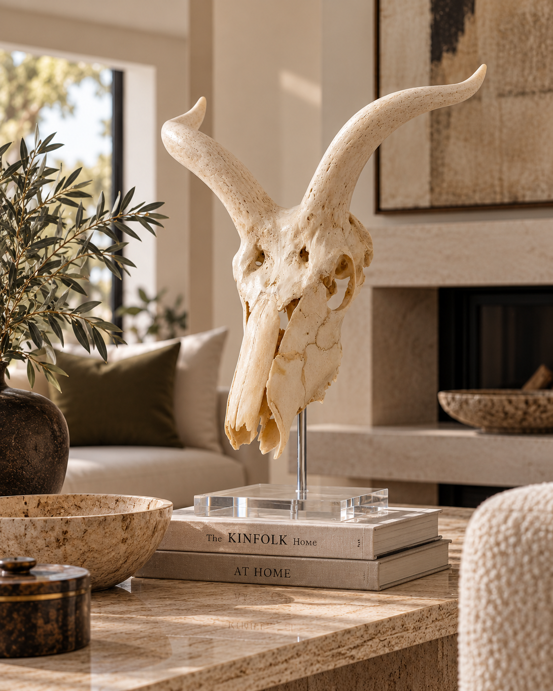 Large African Antelope Decor