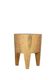 Kiva Timber Sculptural Stool or Side Table : Natural