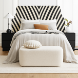 Bone Inlay Bedhead : Zebra