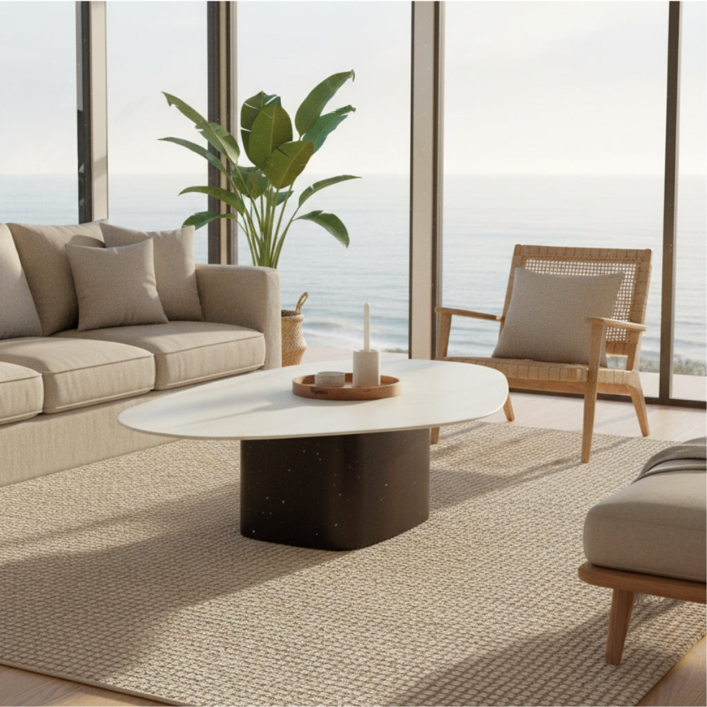 Marble Coffee Table : Expresso