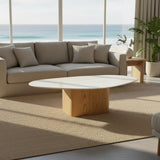 Marble Coffee Table : Natural