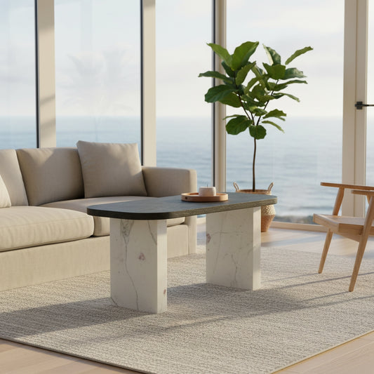 Marble Console : Black & White