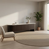 Marble Lowboy : Expresso