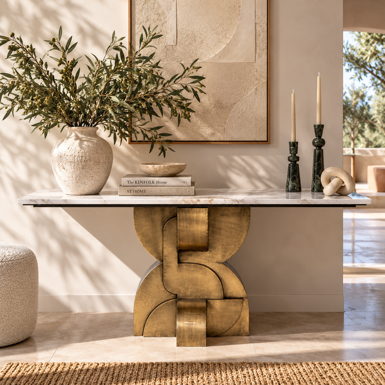 Valencia Console : Marble