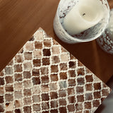 Bone Inlay Mid Size Box : Moroccan : Mocha Mousse
