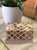 Bone Inlay Mid Size Box : Moroccan : Mocha Mousse