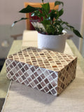 Bone Inlay Mid Size Box : Moroccan : Mocha Mousse