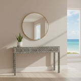 Mother of Pearl Inlay Console : Starburst : Black