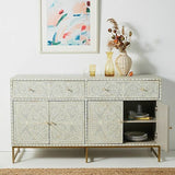 Bone Inlay 2 Door Buffet : Liana : Grey