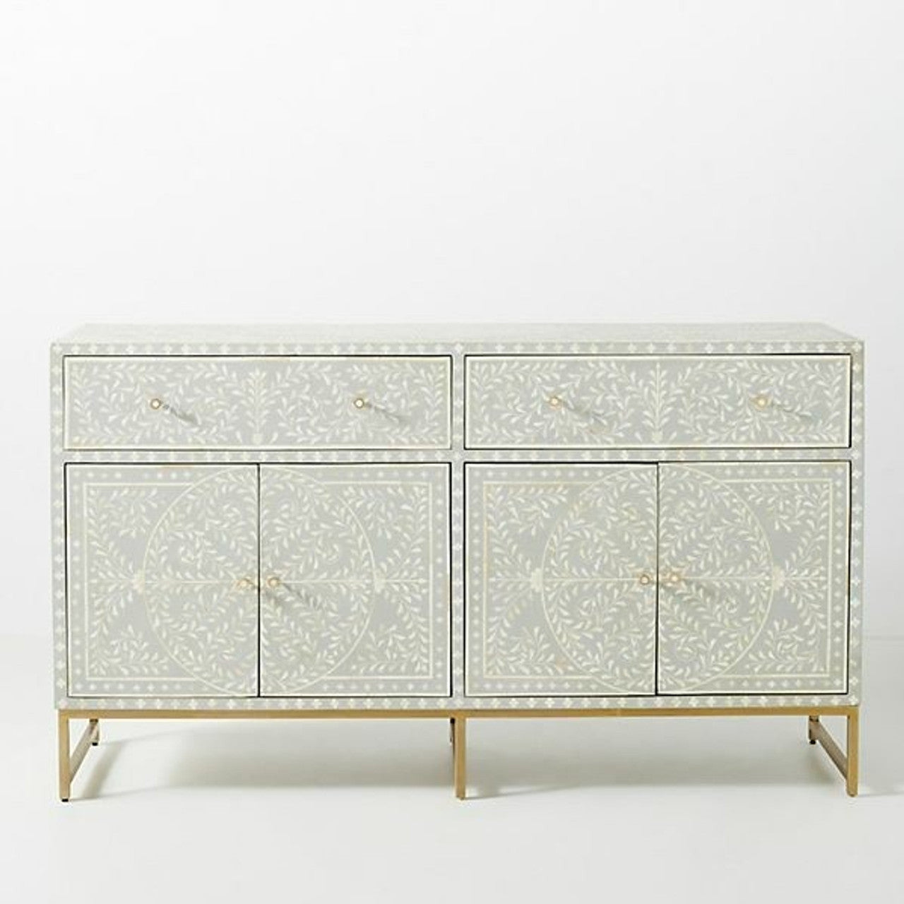 Bone Inlay 2 Door Buffet : Liana : Grey
