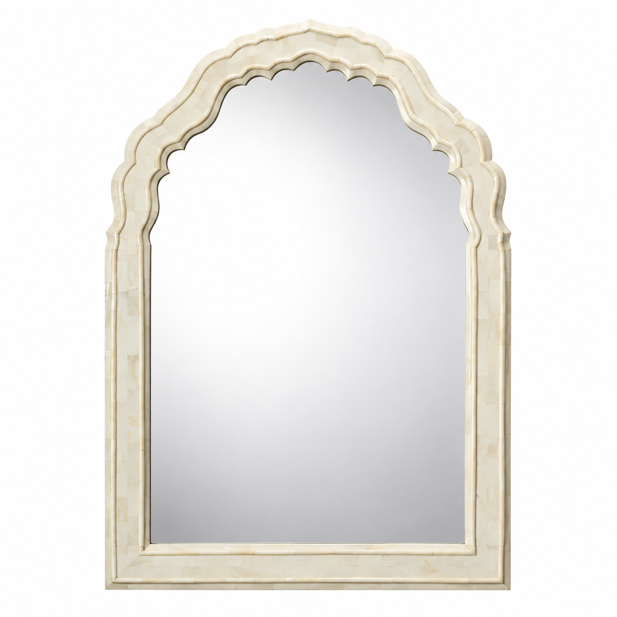 Maharani Bone Inlay Arch Mirror