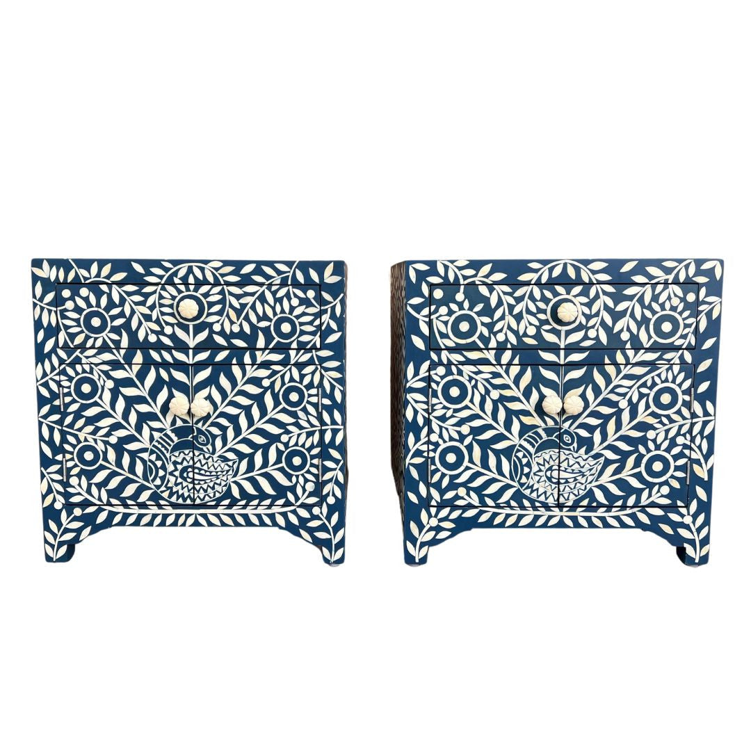 Peacock_Bedside pair