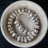 Cow Bone Necklace : Black & White