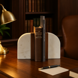 Marble Bookend with Timber