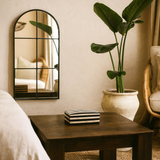 Bone Inlay Rectangular Box : Stripe : Black & White