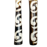 Wood & Bone Salad Spoon Set