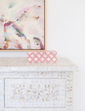Bone Inlay Small Gift Box : Moroccan : Pink
