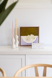 Mother of Pearl Small Gift Box : Floral : White