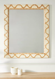 Bone & Timber Inlay Mirror : Fantail : Natural